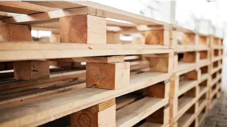 wooden pallets