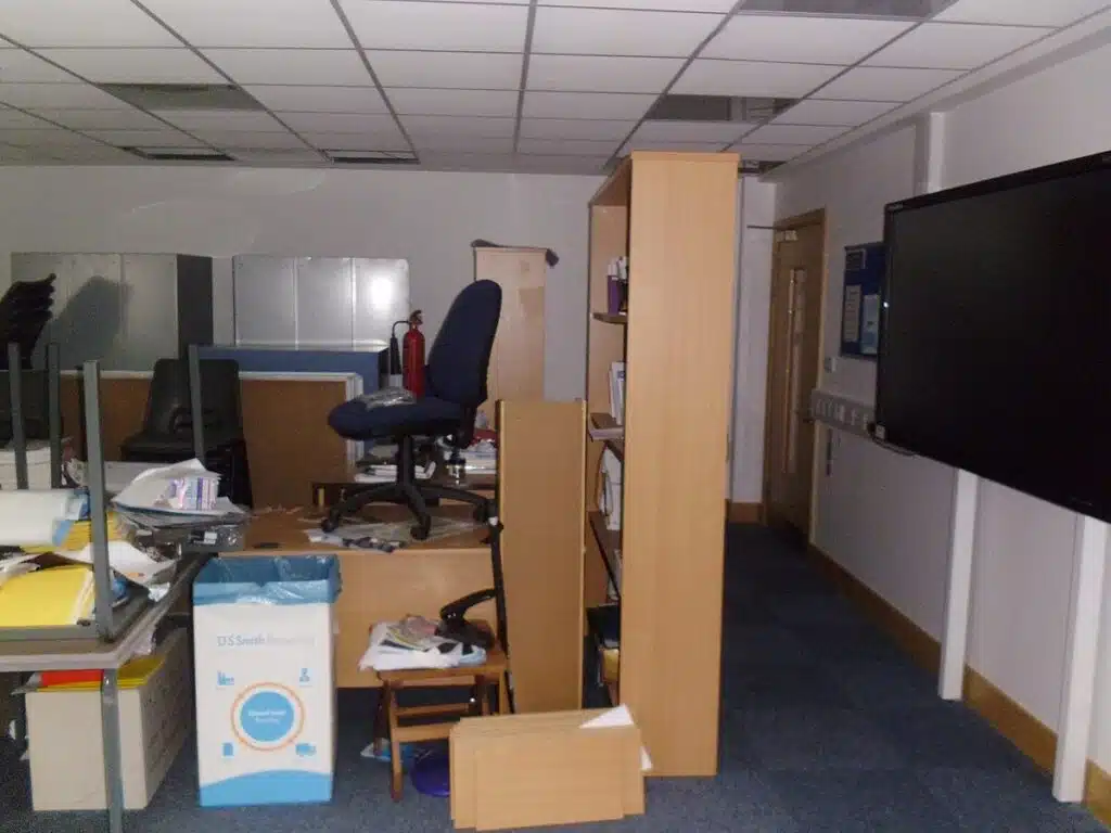 Cluttered furniture