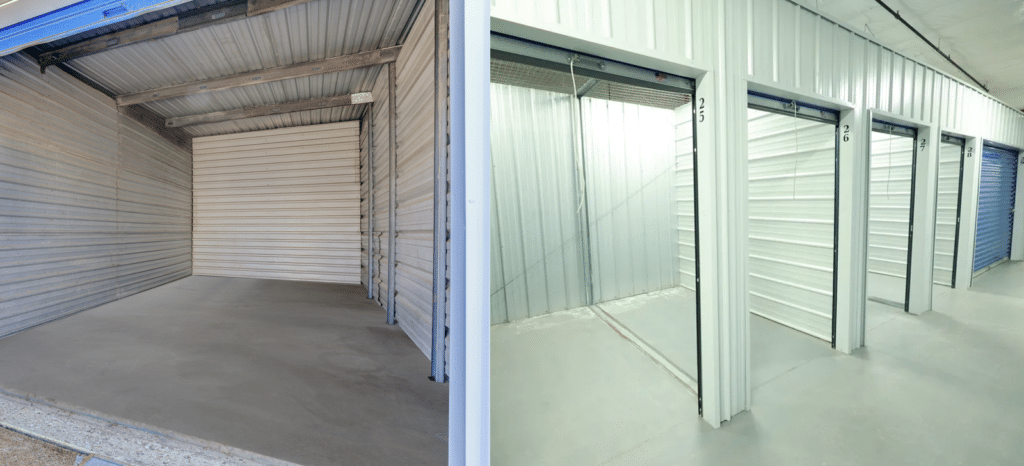 outdoor and indoor self storage