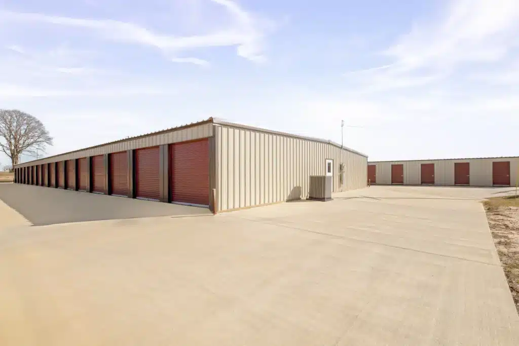 drive-up self-storage units